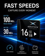16GB Micro SD Card Class 10 High Speed Memory Card TF Card for Smartphone, Camera, Tablet, Dash Cam, Speaker, Android Devices, HD Video Recording & Data Storage