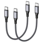RAVIAD 100W USB C to USB C Charger Cable 2M 2Pack, USBC to USBC Cable 5A