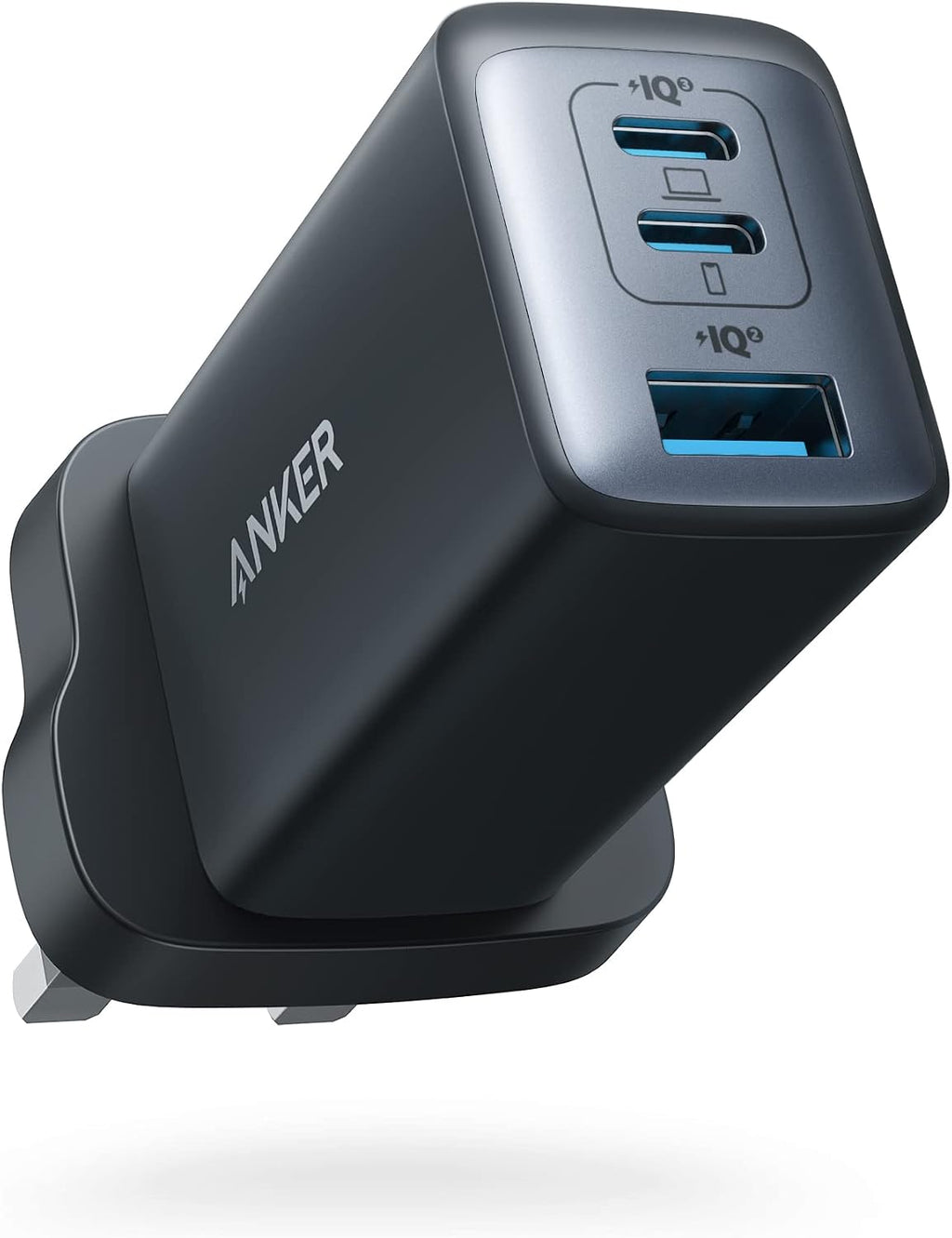 Anker 735 Charger (Nano II 65W), PPS 3-Port Fast Compact USB C Charger