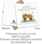 Maise & Rose Anniversary Card For a Special Couple You Were Ment To Be 175