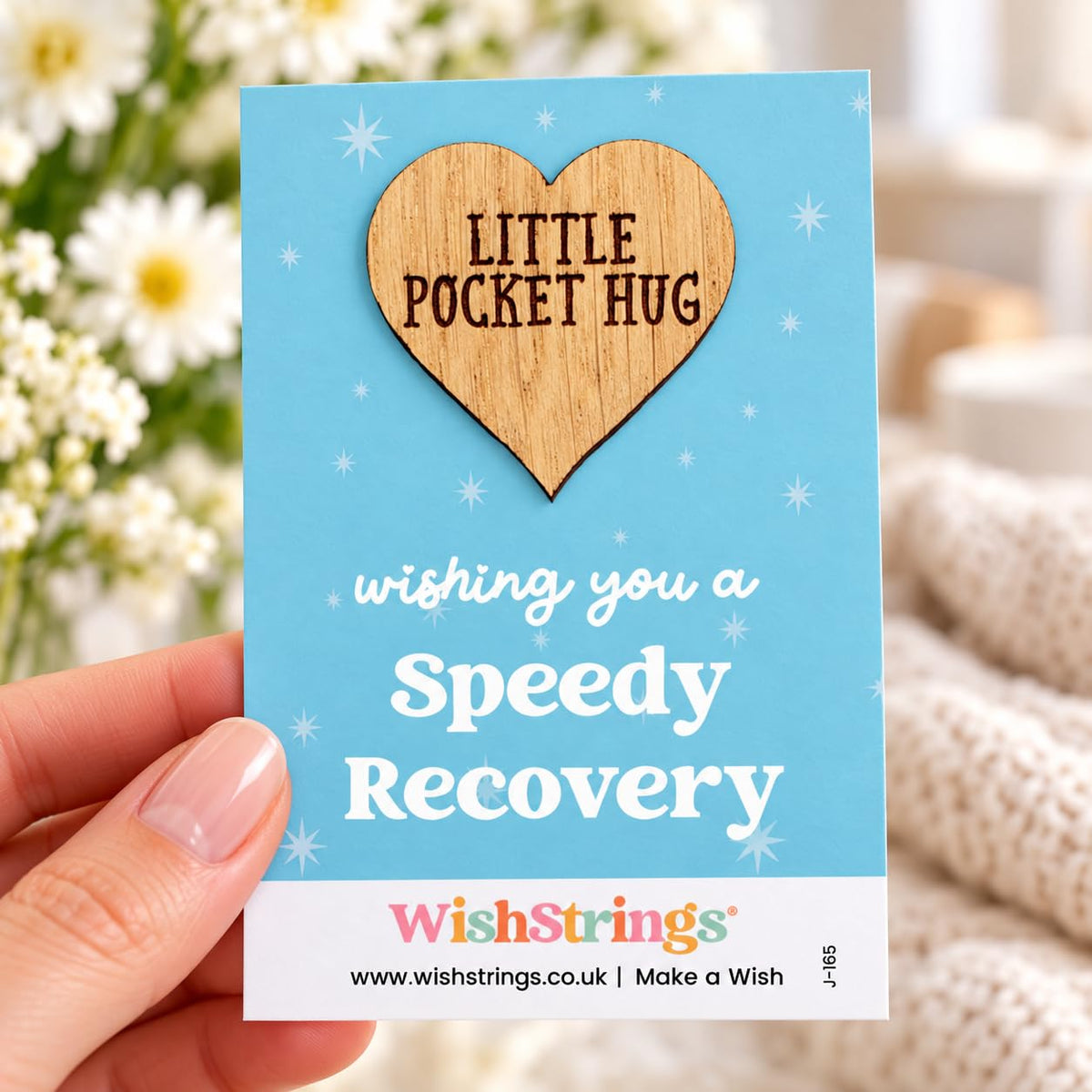 WishStrings Pocket Hug, Little Hug Gifts, Thinking of You Card