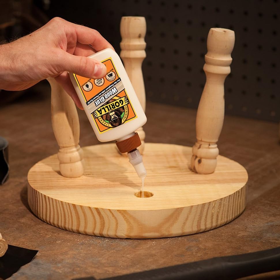 Gorilla 5044361 Wood Glue 1L (4 Pack)