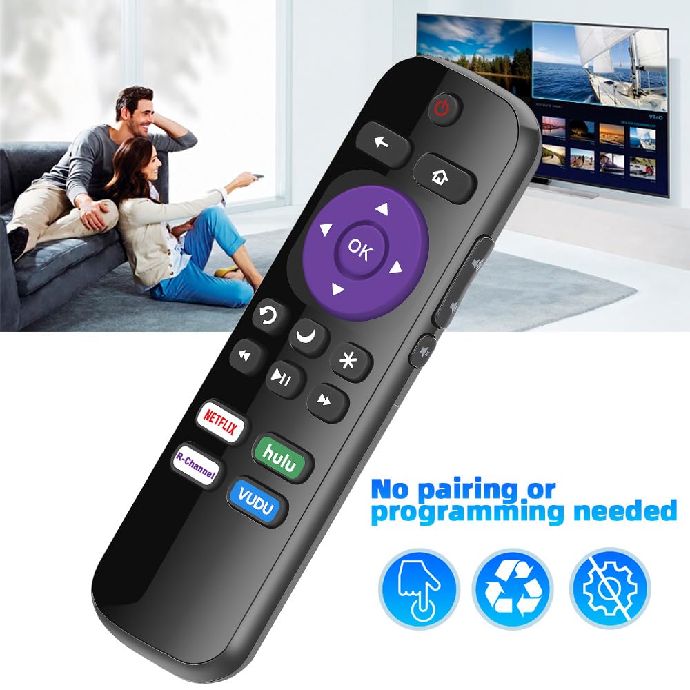 for Samsung-Smart-TV-Remote-Replacement, Universal for All Samsung TVs (BN59-01315A)