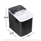 Frigidaire EFIC123-SS Counter Top Maker, Produces 26 pounds Ice per Day, Stainless Steel