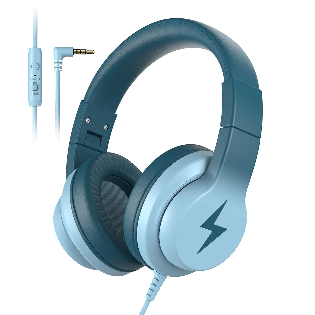 Candy Bila Wired Kids Headphones for School, Over-Ear for Boys Girls