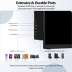 InnoView Portable Monitor, 15.6 Inch FHD 1080P HDMI USB C Second External Monitor for Laptop, Desktop, MacBook, Phones, Tablet, PS5/4, Xbox, Switch, Built-in Speaker with Protective Case