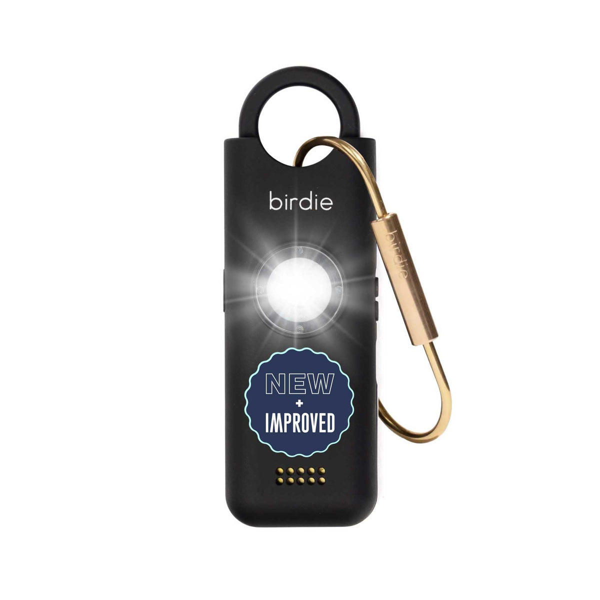She’s Birdie 3.0 New Version – The Original Personal Safety Alarm for Women by Women–Loud Siren, Flash Light and Rechargeable Battery in a Variety of Colors (Coral Orange)