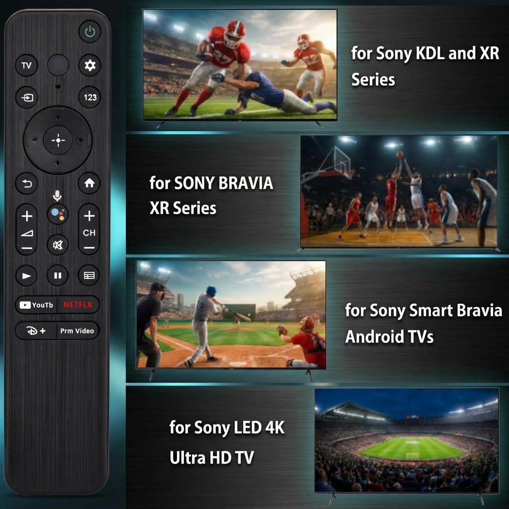 Replacement for Hisense Smart Google TV Voice Remote Control