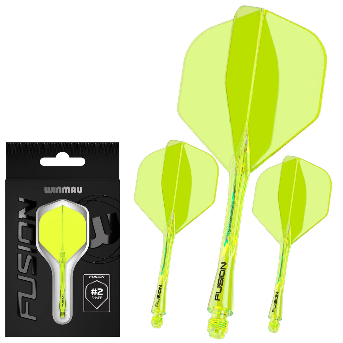 WINMAU | Fusion Integrated Dart Flights & Dart Stems | No.2