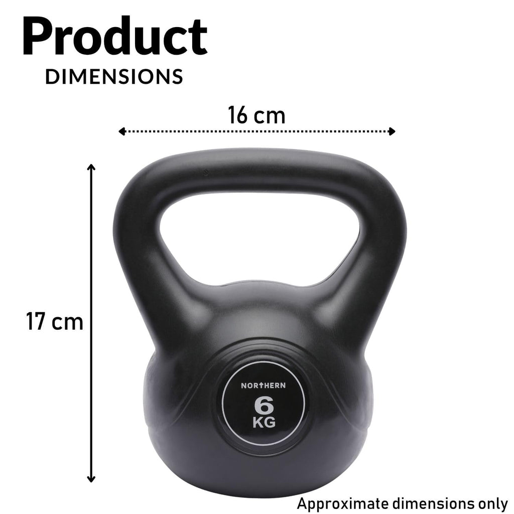 NORTHERN Vinyl Kettlebell 2kg-14kg - Strength Training Weight