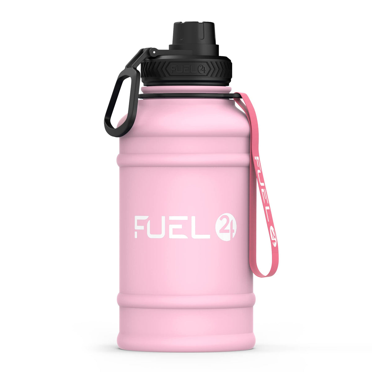 Fuel24 Stainless Steel Jug - 1.3 or 2.2 Litre Water Bottle - Extra Strong, BPA Free, Leak Proof - Large Gym Sports Bottle, 1.3L, 2.2L, Metal Bottle - Colour Options