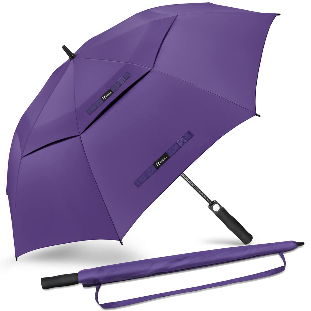 NINEMAX Large Golf Umbrella Windproof Strong 54/62/68 Inch,Extra Big Golf Umbrellas Automatic Open Double Canopy for Gents Women