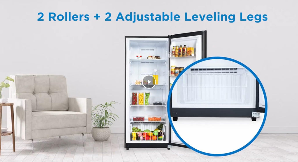BLACK+DECKER 14 Cu. Ft. Convertible Freezer Refrigerator, Upright Freezer with Glass Shelves, ENERGY STAR rated, Frost Free, BUC1400XB, Black