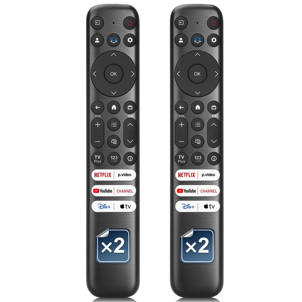 Only for TCL Google TV Remote Control Replacement, Responsive, No Setup