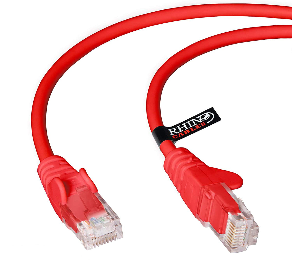 rhinocables CAT 5e High-Speed Ethernet Cable - Reliable LAN Network RJ45 Cable for Fast Internet & Data Transfer | Durable WiFi Broadband Cable for Gaming & Streaming, (10m, Grey, Pack of 3)