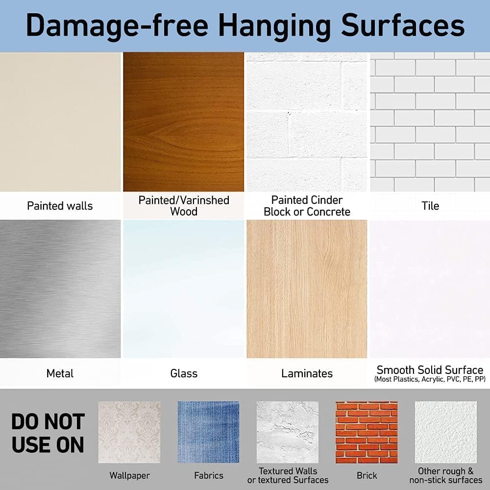 Command Medium Hooks, Clear, 2 Hooks and 4 Adhesive Strips