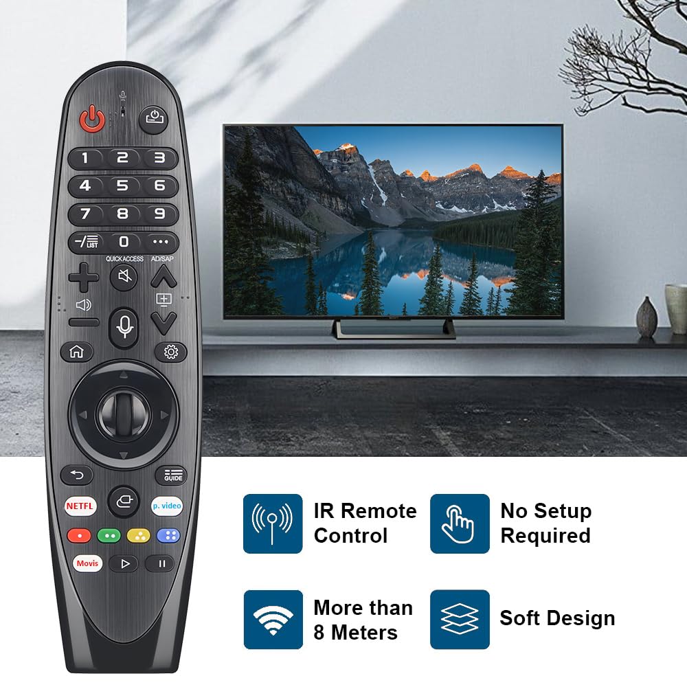 for-LG-Magic-Remote, Gvirtue Solar Voice Remote Control for-LG-Smart TV