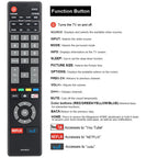 for Samsung-Smart-TV-Remote-Replacement, Universal for All Samsung TVs (BN59-01315A)