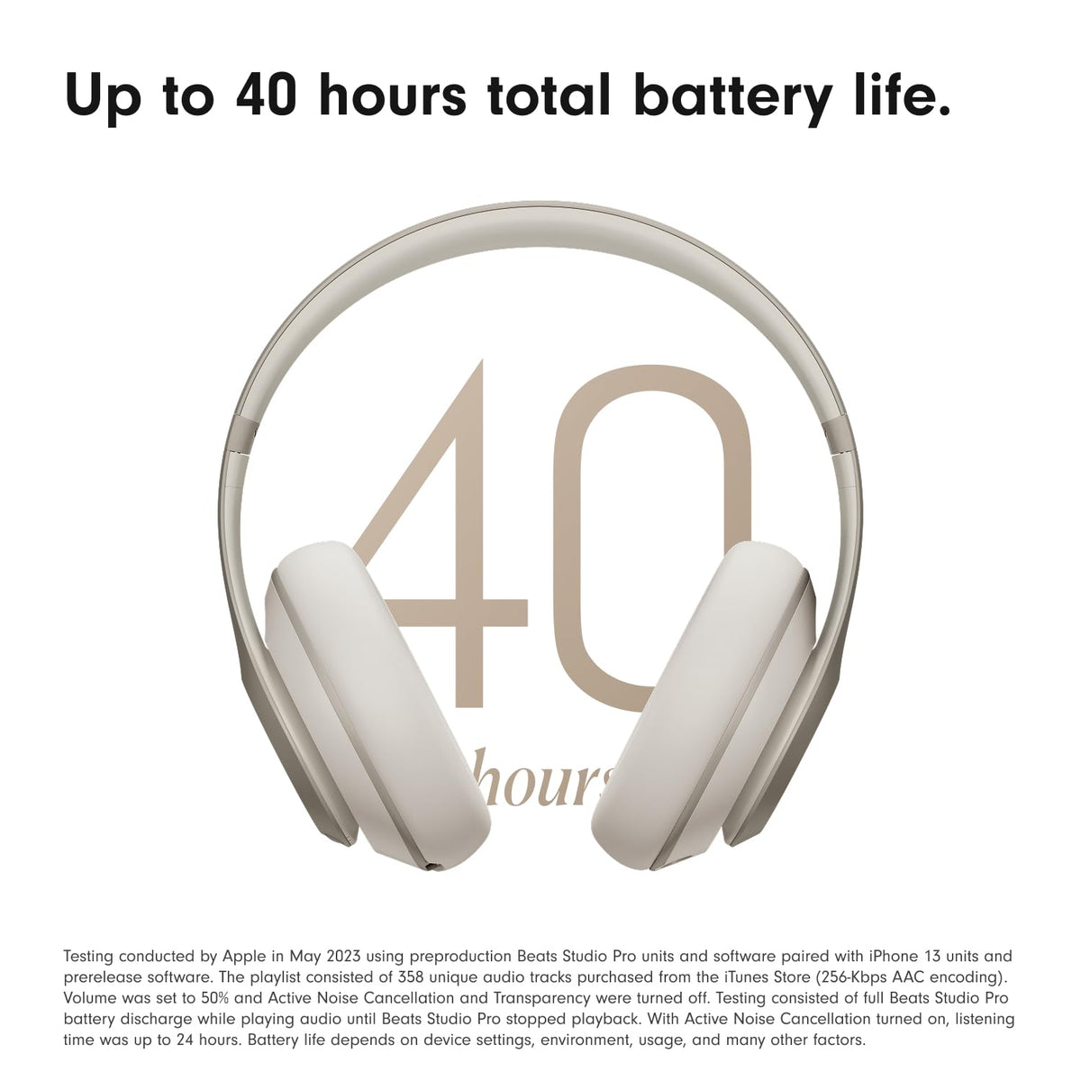 Beats Studio Pro with AppleCare+ for Headphones (2 Years) - Sandstone
