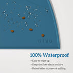 OHMO Silicone Cat Food Mat for Food&Water Bowls, 46x25cm, Honey