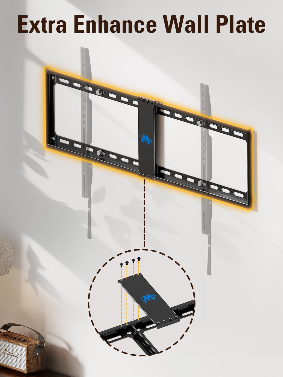 Mounting Dream Fixed TV Wall Mount Bracket for Most 17-42'' Flat Screen TV