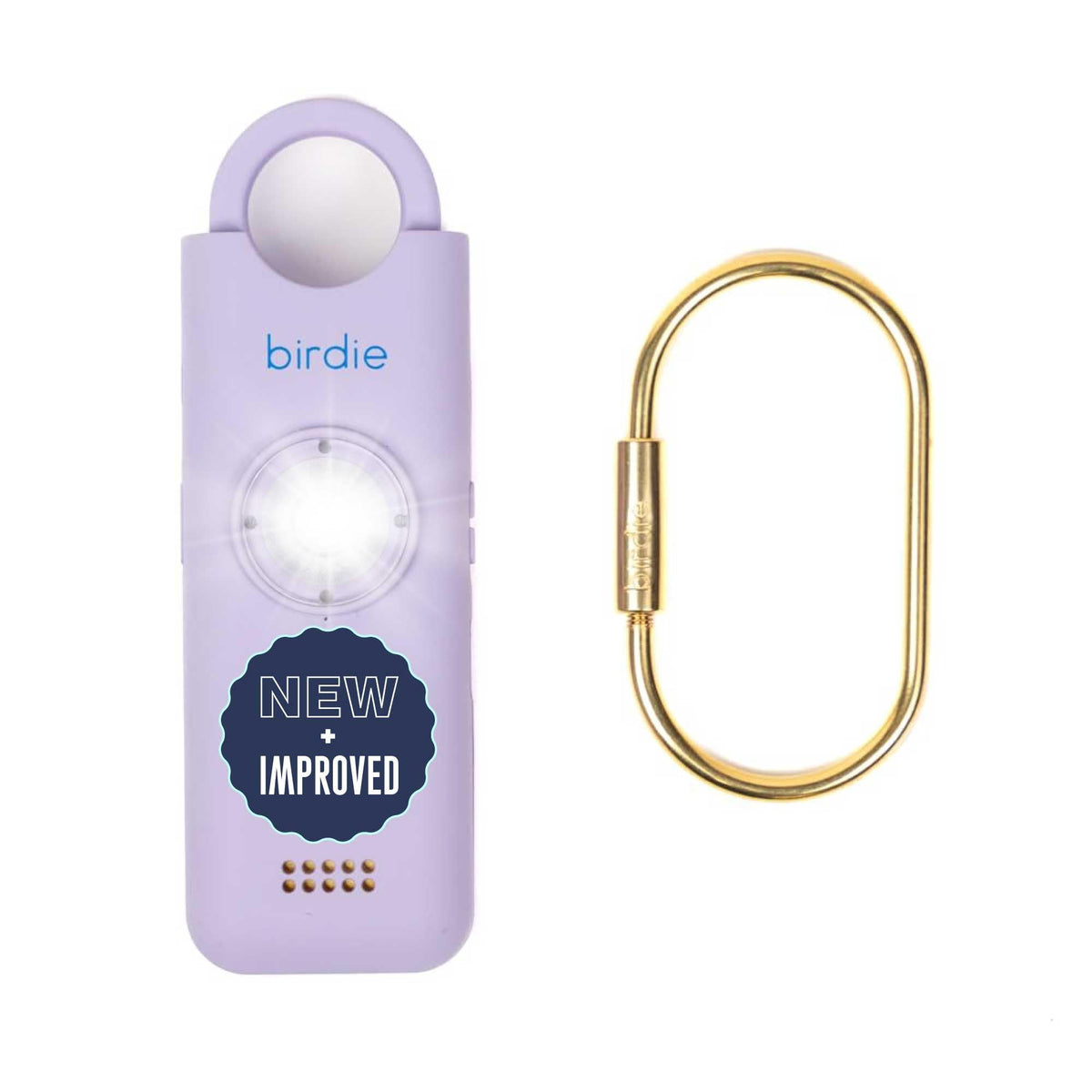 She’s Birdie 3.0 New Version – The Original Personal Safety Alarm for Women by Women–Loud Siren, Flash Light and Rechargeable Battery in a Variety of Colors (Coral Orange)
