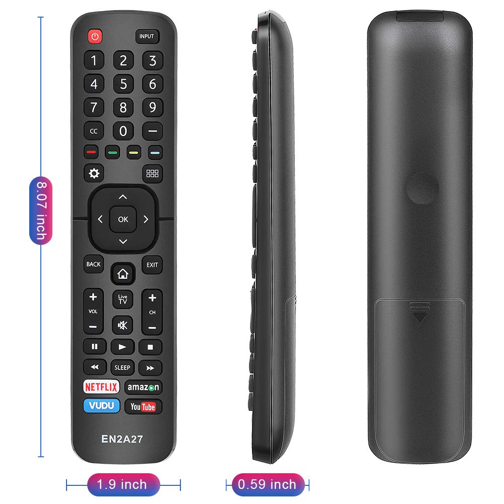 Universal Remote for All Samsung TV Remote, Replacement Compatible with All Samsung LED, LCD, QLED, HDTV, 3D Series Smart TVs (BN59-01259B)