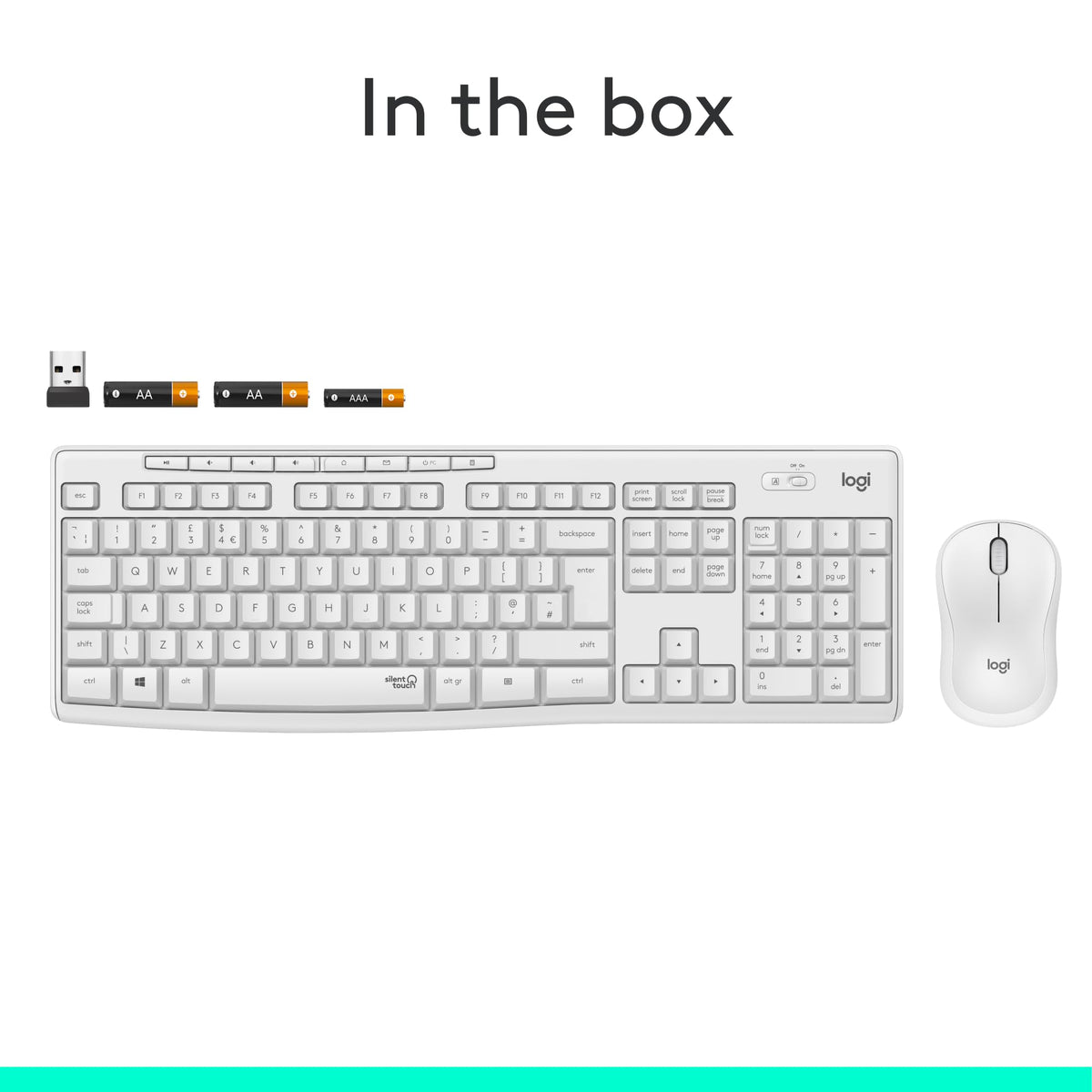 Logitech MK295 Silent Wireless Mouse & Keyboard Combo