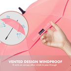 NINEMAX Large Golf Umbrella Windproof Strong 54/62/68 Inch,Extra Big Golf Umbrellas Automatic Open Double Canopy for Gents Women