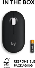 Logitech M350s Pebble 2 Bluetooth Wireless Mouse - Black