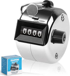 tally counter, 4-digit clicker counter, Metal hand tally counters clicker for counting, golf scoring