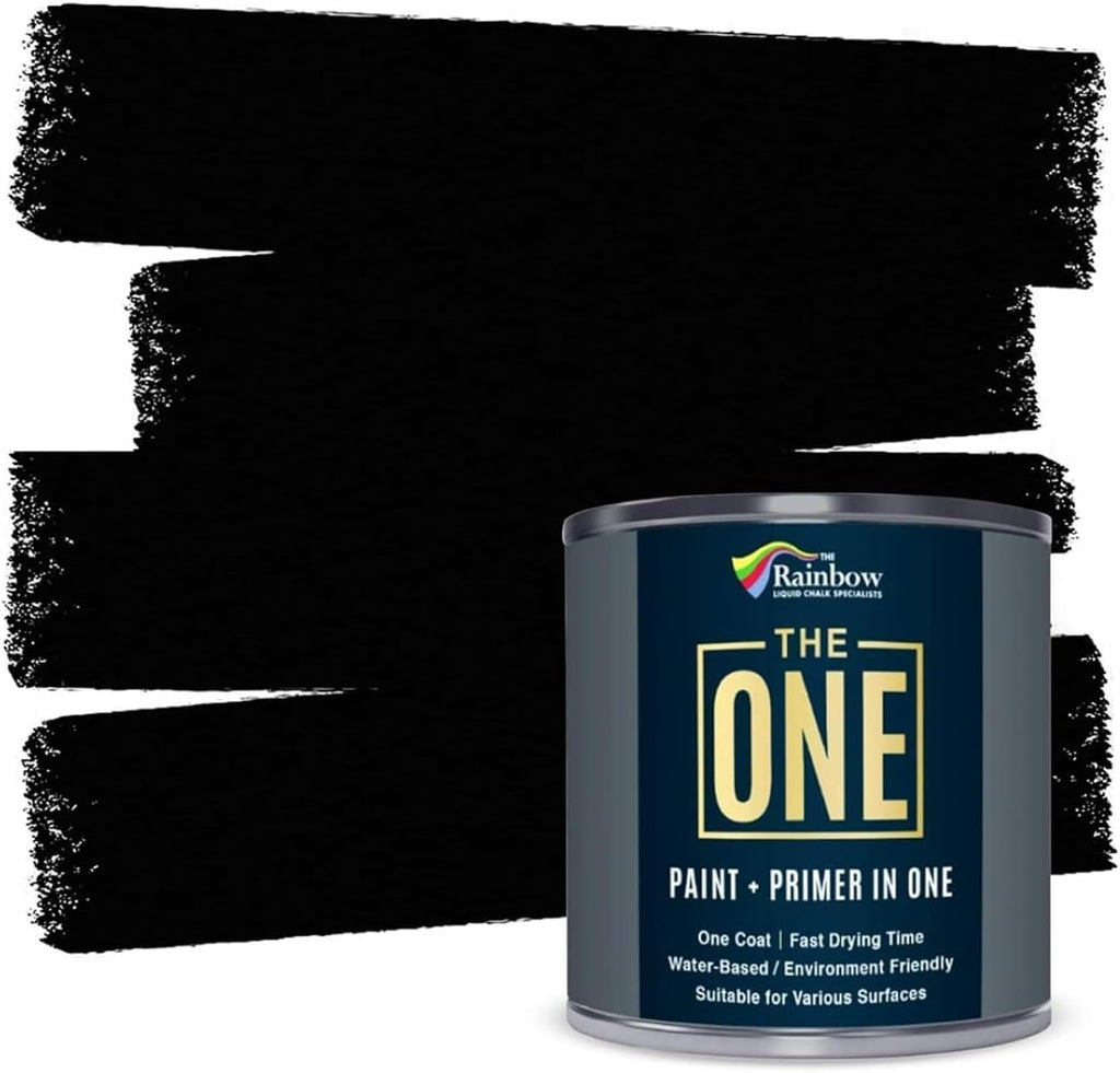 The ONE All-In-One Paint & Primer - Deep Red Satin, 2.5 L | Multi-Surface 1 Coat Formula | Easy Indoor & Outdoor Decorating for Home & Garden Walls, Floors & Furniture | Durable, Water-Based & Low VOC