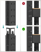 SONGMICS 5-Tier Heavy-Duty Shelving Units, Set of 2, Boltless Assembly