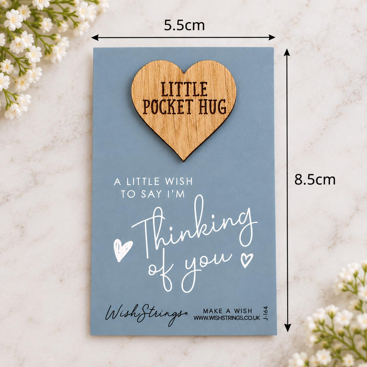 WishStrings Pocket Hug, Little Hug Gifts, Thinking of You Card