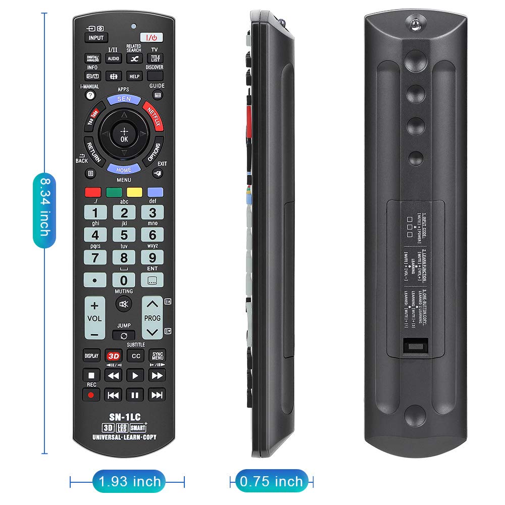 Universal Remote for All Samsung TV Remote, Replacement Compatible with All Samsung LED, LCD, QLED, HDTV, 3D Series Smart TVs (BN59-01259B)