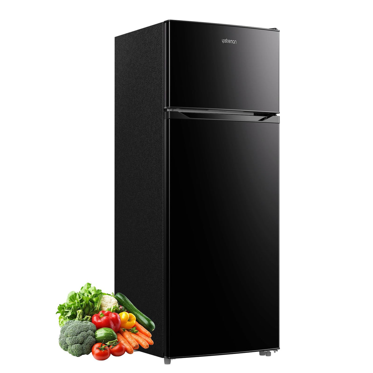 Upstreman 7.7 Cu.Ft. Refrigerator with Freezer Double Door Fridge