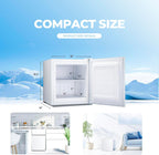 Electactic 3.2 Cu.ft Small Freezer, Mini Upright Freezer, White