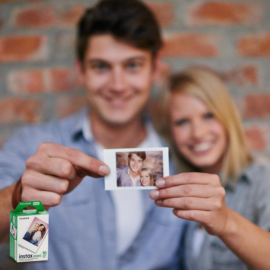 Fujifilm Instax Mini Film for All Mini Cameras + Quality Photo Cloth, 40 Sheets