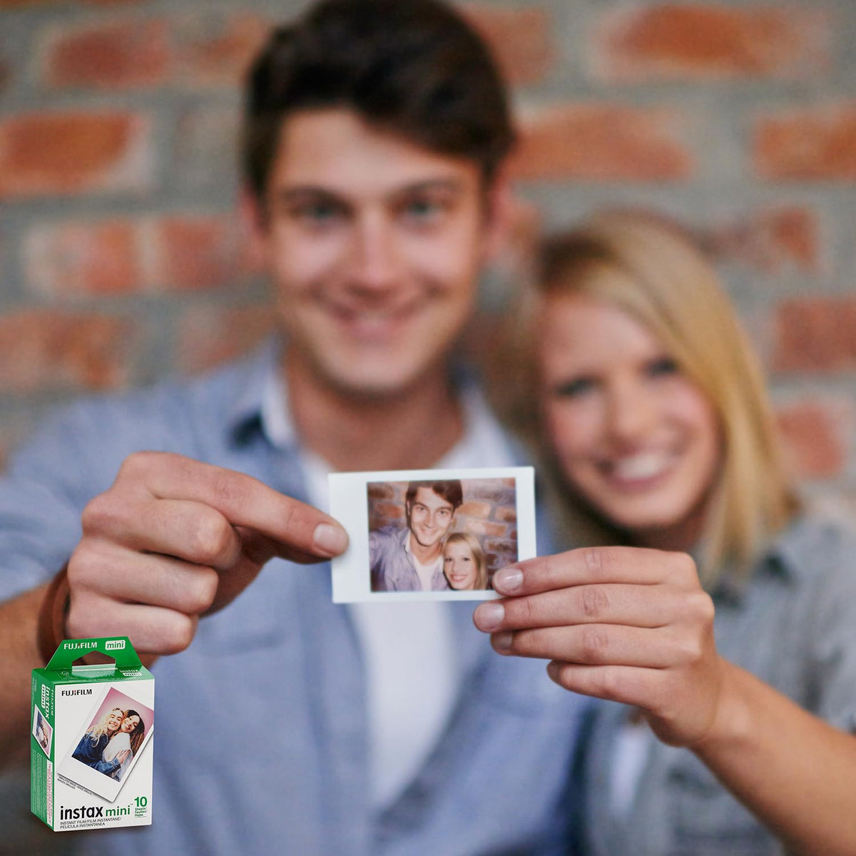 Fujifilm Instax Mini Film for All Mini Cameras + Quality Photo Cloth, 40 Sheets