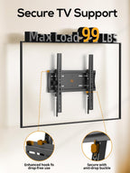 IWORKBOARD 55 65 75 85 inch Tilting TV Wall Mount for 32-90 '' TVs, Low Profile TV Mount Bracket, Safe Lock & Quick Release,Max VESA 600x400mm, 24 inch Studs,132 lbs, Fit Most 55+ 75+ 85+ 86 TVs