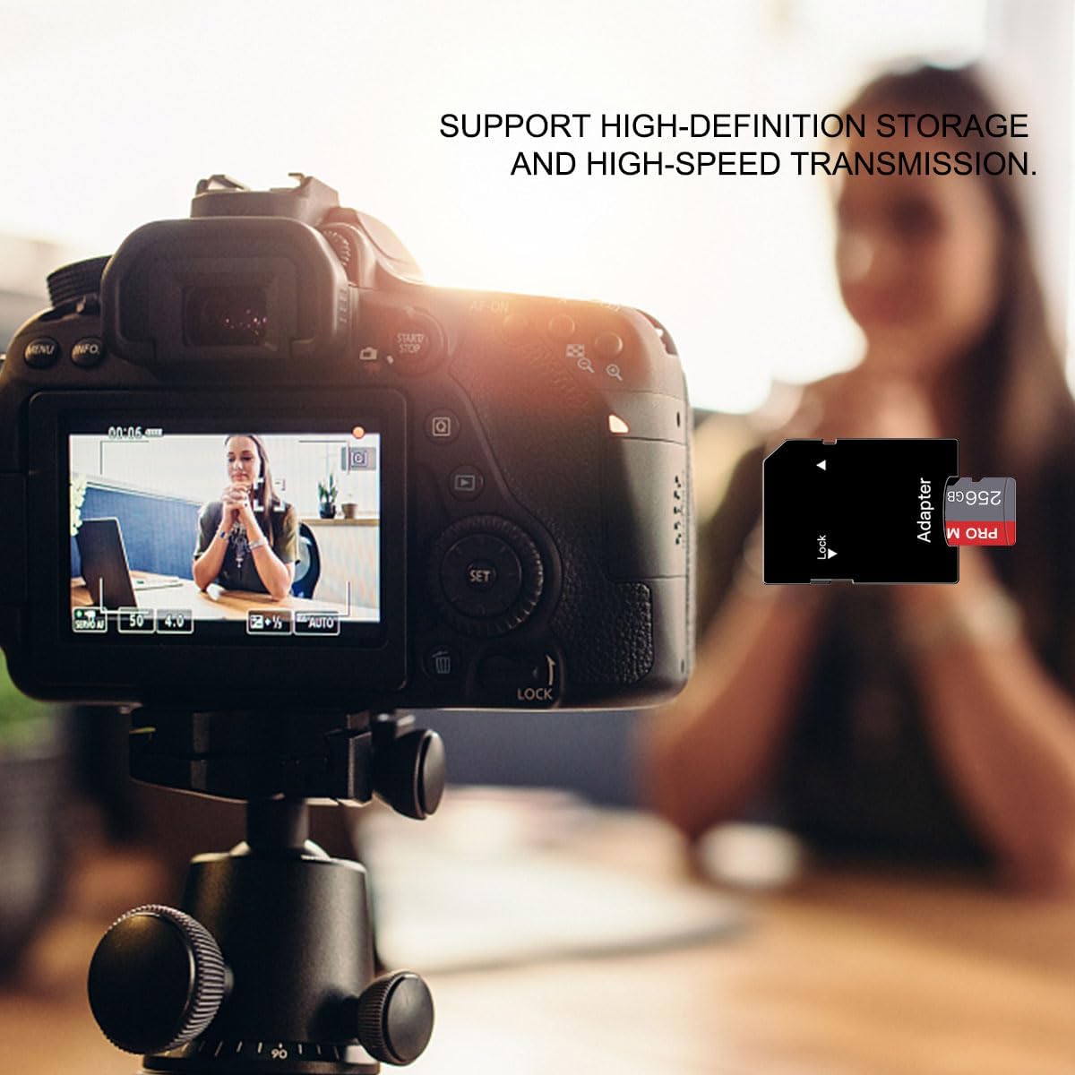 16GB Micro SD Card with Adapter High Speed Memory Card C10 A1 Memory TF Card for Camera/Dash Cam/Smartphone/Tablet/Drone