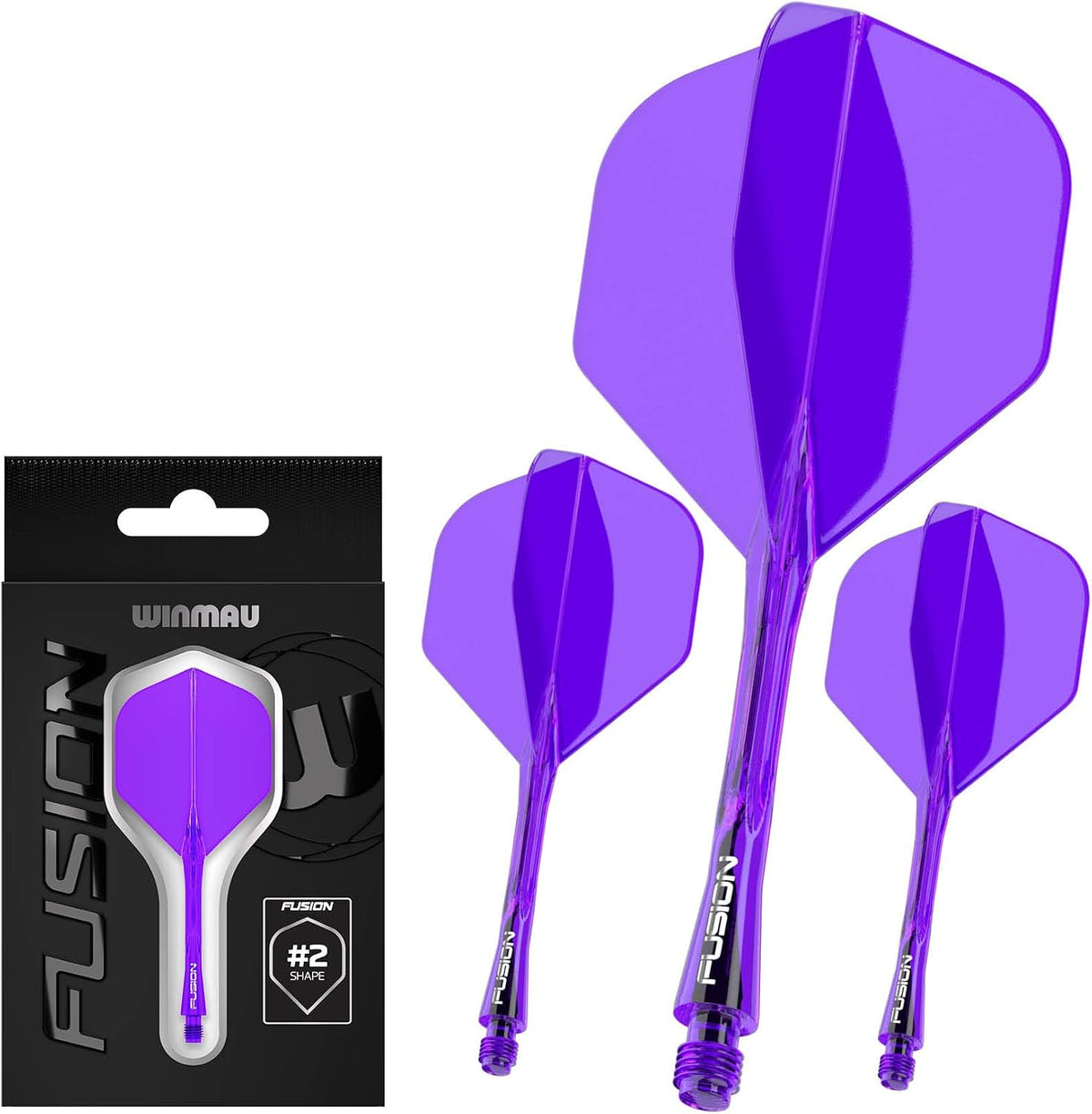 WINMAU | Fusion Integrated Dart Flights & Dart Stems | No.2