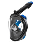 Jsdoin Snorkel Mask Full Face,180°view Design - Anti-fog, Anti-leak Technology - Sports Camera Compatible - for a Safe Adults and Kids Snorkeling Experience