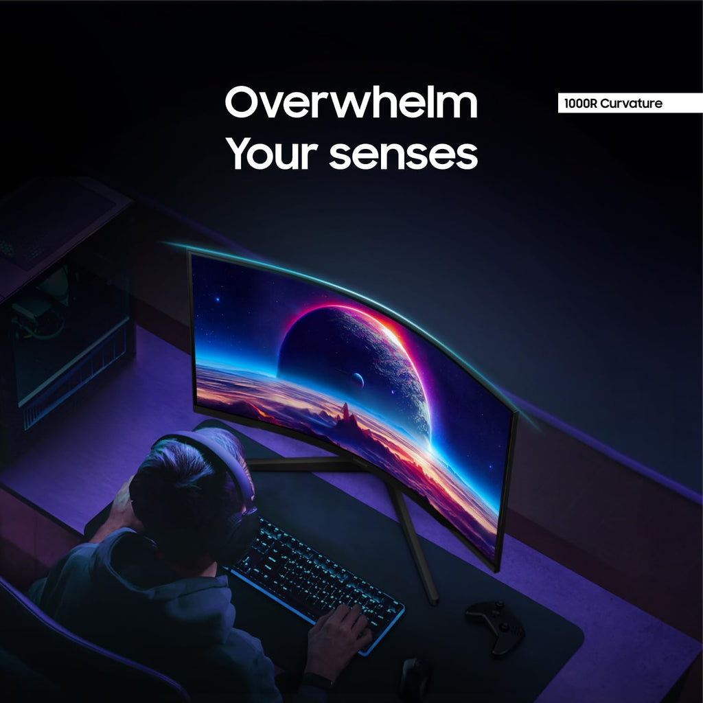 Samsung 32" Odyssey (G55C) Series QHD 1000R Curved Gaming Monitor,
