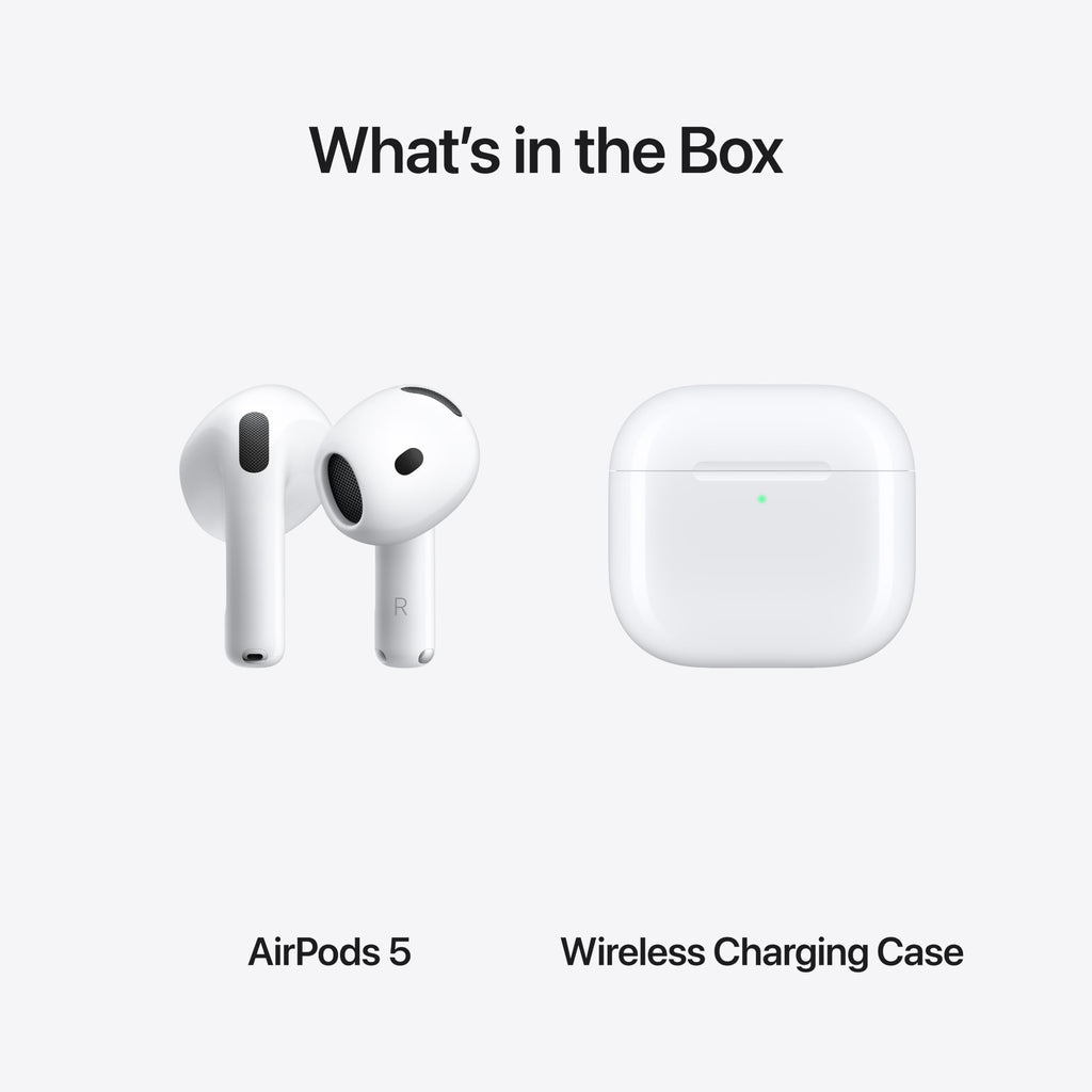 Apple AirPods 5 Wireless Earbuds with AppleCare+ (2 years)