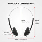 Retro Over-Ear Headphone,Vintage Feelings Underwire Headphones,Retro Lightweight Earphones,Hi-Fi Stereo Earphone Headset,Headphone,for Most Mobile Phones Playback Pevices Headphones (Black)