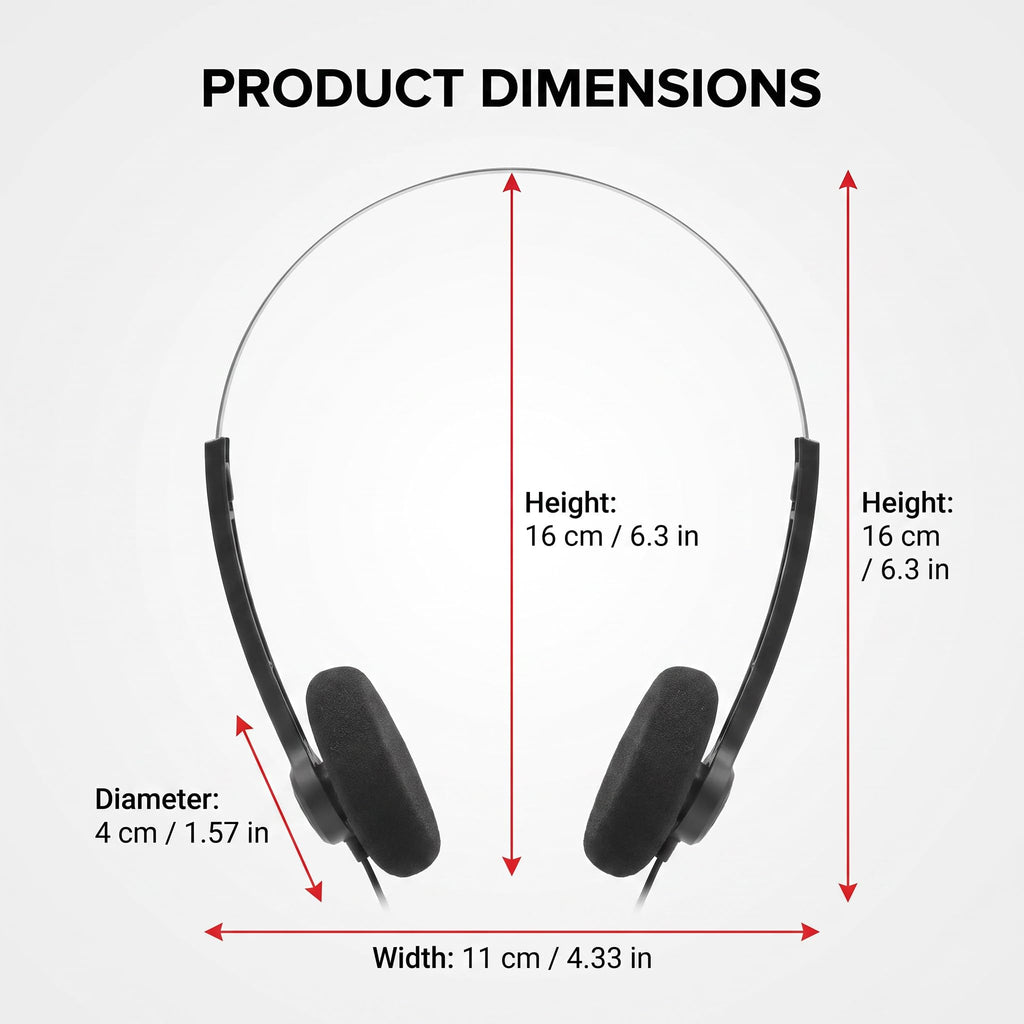 Retro Over-Ear Headphone,Vintage Feelings Underwire Headphones,Retro Lightweight Earphones,Hi-Fi Stereo Earphone Headset,Headphone,for Most Mobile Phones Playback Pevices Headphones (Black)
