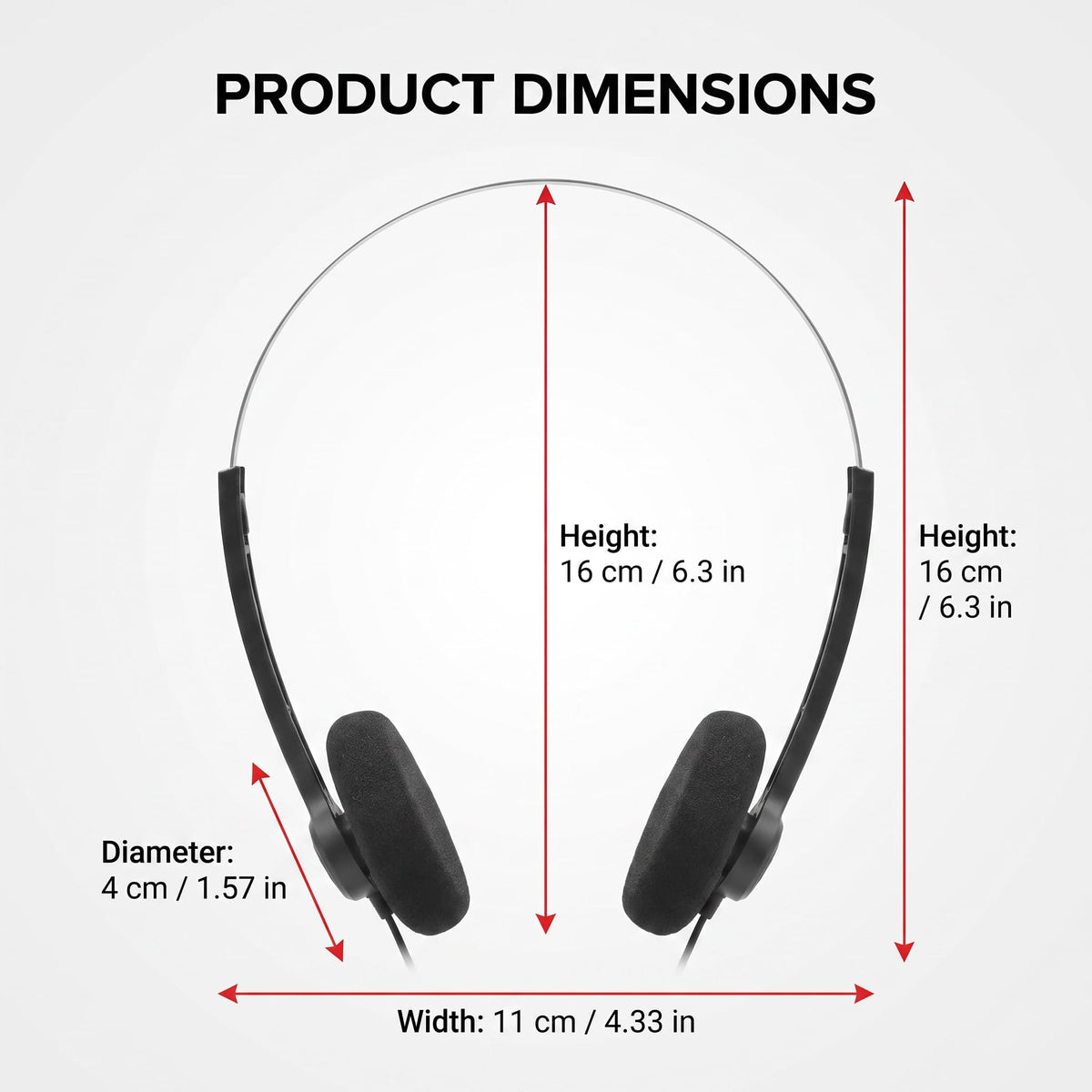 Retro Over-Ear Headphone,Vintage Feelings Underwire Headphones,Retro Lightweight Earphones,Hi-Fi Stereo Earphone Headset,Headphone,for Most Mobile Phones Playback Pevices Headphones (Black)