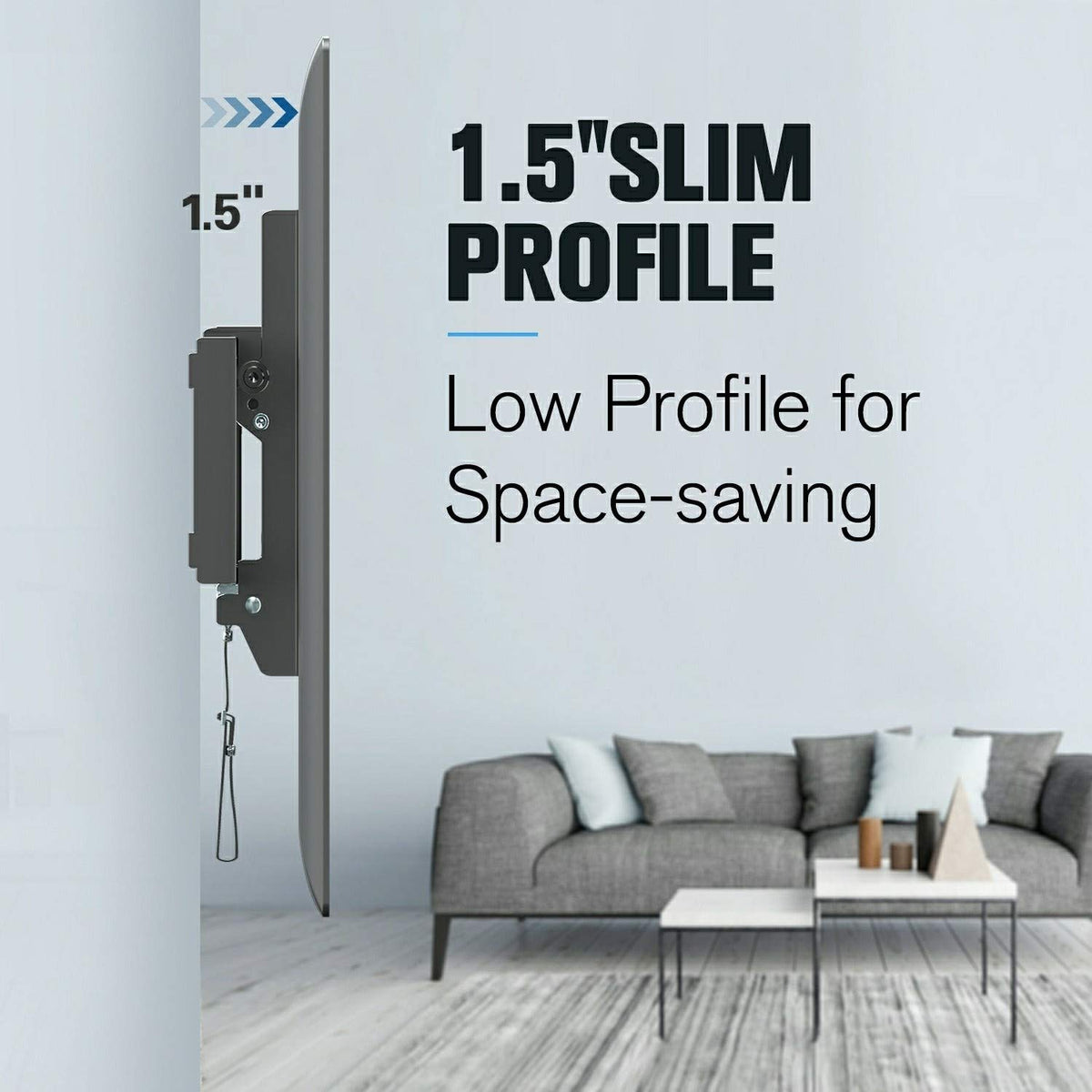 Mounting Dream Full Motion TV Wall Mount for 32-70 Inch TVs up to 110lbs