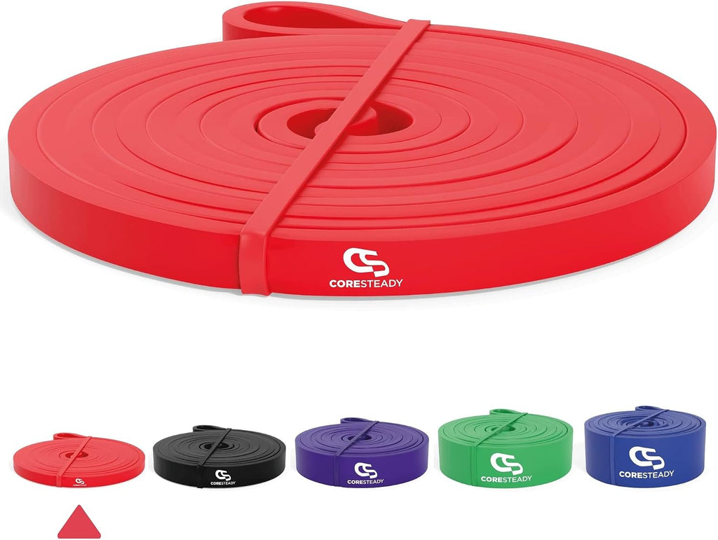 Coresteady Pull Up Bands & Resistance Bands - Heavy Duty Loop Band for Men & Women - Build Fit Power & Muscle - Training, Fitness Assist Pull Ups & Gym Exercise